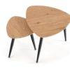SET MASUTE DE CAFEA NICEA, STEJAR AURIU-NEGRU, DESIGN MODERN - Img 3