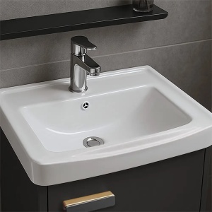 SET MOBILIER DE BAIE CU LAVOAR, OGLINDA, MOLLY 40CM, GRI, JUST IN COLLECTION - Img 4