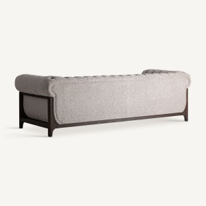 SOFA DEOSEBITA IPSWICH, CULOARE GRI, REF. 37194, CONFECTIONAT DIN TEXTIL, LEMN, STIL MODERN - Img 4