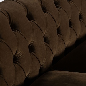 SOFA ELEGANTA VELBURG 228CM, DIN LEMN DE CAUCIUC SI TEXTIL, DESIGN CONTEMPORAN, VICAL HOME - Img 6