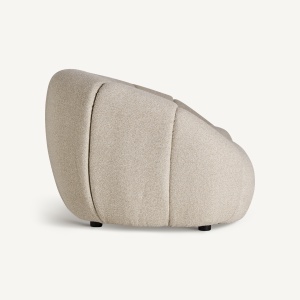 SOFA EXCLUSIVISTA LAJOUX, CULOARE BEJ, DIN LEMN SI TEXTIL, VICAL HOME - Img 3