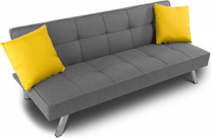 SOFA EXTENSIBILA 164CM DIN STOFA GRI INCHIS TUI - Img 5