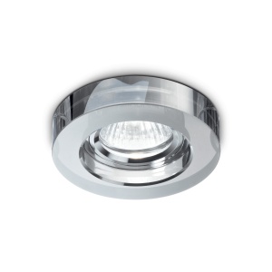 SPOT BLUES ROUND FUME' STIL MODERN IDEAL LUX
