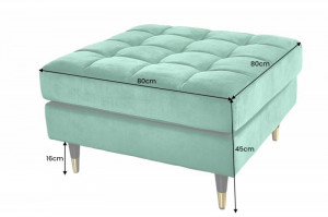STOC 1 BUC !!! TABURET 80CM, CATIFEA VERDE SMARALD, DESIGN EXCLUSIVIST, ARTIM GROUP SELECTION - Img 6