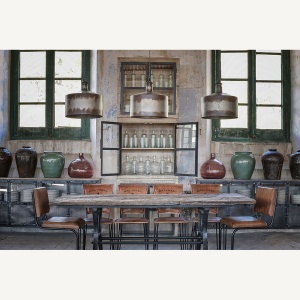 STOC 2 BUC!!! SCAUN DINING ALMSTOCK, MARO, CONFECTIONAT DIN SPUMA, PIELE, METAL, STIL MODERN - Img 7