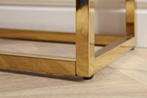 STOC!!! CONSOLA MODERNA, ELEGANCE 80CM, STICLA SECURIZATA EFECT MARMURA, ARTIM GROUP SELECTION - Img 4