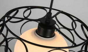 STOC!!!PENDUL 181689, LOFT STYLE, 26x17/107 cm, NEGRU, DIN OTEL SI METAL DE INALTA CALITATE, STIL MODERN, TU - Img 4