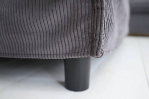 TABURET 100CM, TEXTIL FOARTE MOALE, GRI, MODEL DEOSEBIT, ARTIM GROUP SELECTION - Img 3