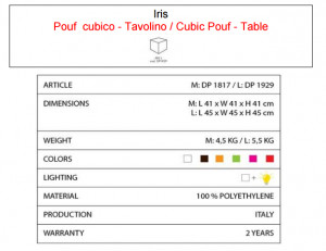 TABURET IRIS M - Img 4