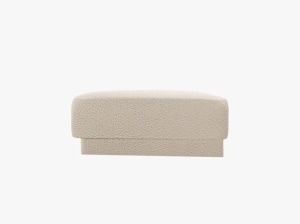 TABURET MILEY, BEJ, CU TAPITERIE DIN TEXTIL BOUCLE BALOO, MICADONI - Img 3