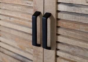 VITRINA LIVING 180CM, 2297, LEMN DE MANGO, GINER Y COLOMER, STIL MODERN - Img 4