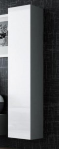VITRINA LIVING VIGO 180 GRI/ALB DESIGN MODERN CM