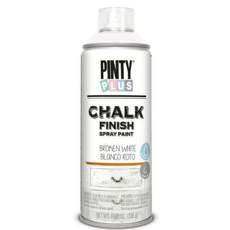 Spray Chalk Paint antichizare, broken white, CK788, interior, 400 ml, Pintyplus - Img 1
