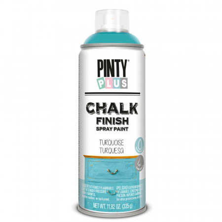 Paint Chalk Spray antichizare, turquoise mat, CK797, interior, 400 ml, Pintyplus - Img 1