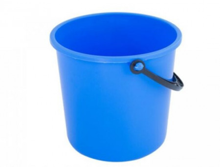 Galeata din plastic rotunda albastra, 5l - Img 1