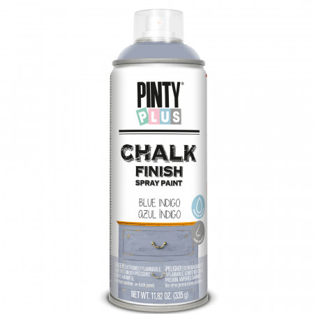 Paint Chalk Spray antichizare, blue indigo mat, CK795, interior, 400 ml - Img 1
