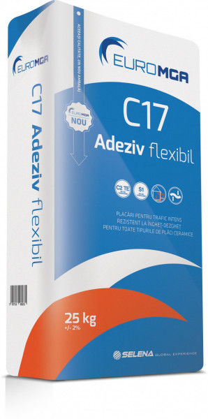 Adeziv Flexibil C17 pentru Gresie si Faianta 25 kg - Img 1