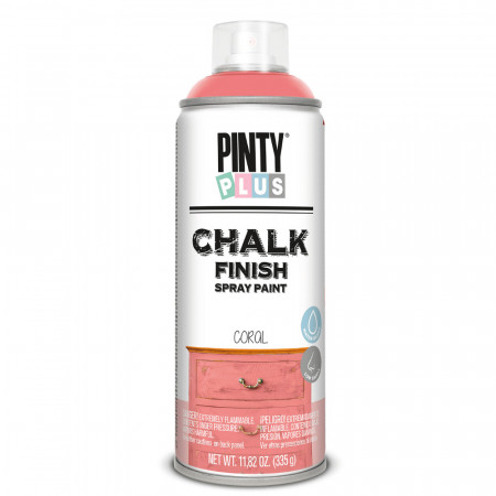 Spray Chalk Paint antichizare, coral mat, CK827, interior, 400 ml, Pintyplus - Img 1