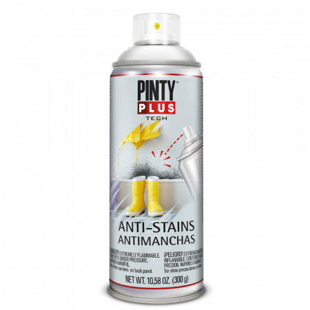 Vopsea Spray, alb mat, anti pete, X101, 400 ml, Pintyplus - Img 1