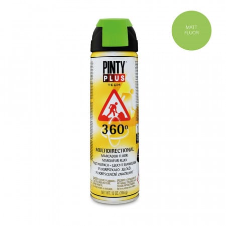 Vopsea Spray marcaj fluorescent, verde, interior / exterior, T136, 500 ml