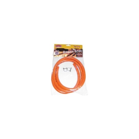Furtun Gaz Butan/Propan 1,5 m cu 2 Coliere de Prindere