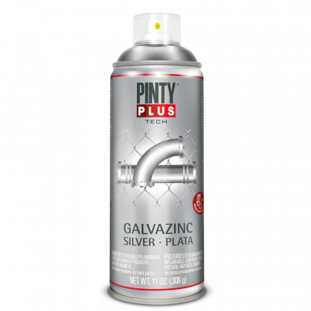 Spray grund galvazinc, efect argintiu, pentru metal, G150, 400 ml - Img 1