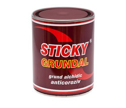 Grund pentru metal pentru interior / exterior, Sticky Grundal, rosu oxid, 0.9 kg - Img 1