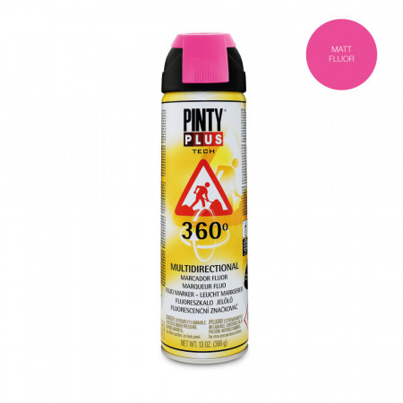 Spray Vopsea marcaj fluorescent, cherry, interior / exterior, T184, 500 ml - Img 1