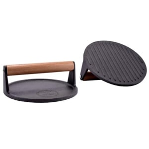 Presă Rotunda pentru Carne din Fontă, 18 cm - Img 1