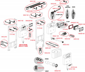 Rezervor WC incastrat instalari uscate (gips-carton) - Img 3