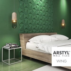 Panou decorativ 3d interior poliuretan Arstyl 3D Wing 175x250x25