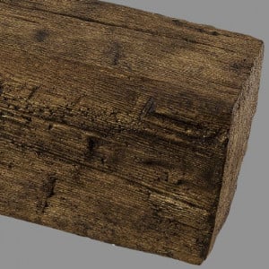 Barna grinda decorativa imitatie lemn poliuretan DARK OAK 125x195x4000 - Img 1