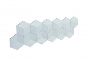 Panou decorativ 3d interior poliuretan Arstyl 3D Cube 350x1135x24 - Img 3