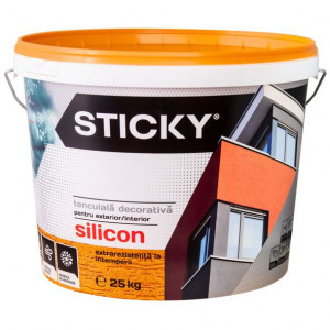 Sticky Tencuiala Decorativa cu silicon - Colorare la comanda