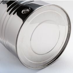 Butoi Inox 25 Litri pentru Tuica, Palinca, Ulei, Lapte, cu Robinet Inclus - Img 4