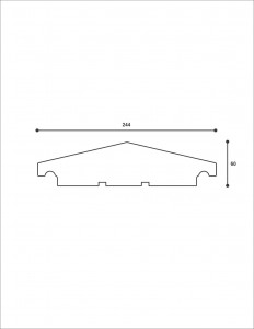 Capac De Gard ADRo-Decor ST107 244x60x2000 - Img 2