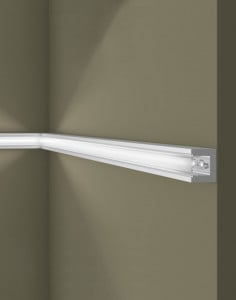 Cornisa Tavan cu LED din polimer dur 20X25X2000 - Img 2