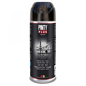 Pintyplus TECH spray vopsea pentru fier forjat, Negru FJ104 - Img 1