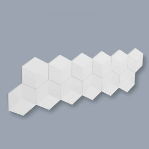 Panou decorativ 3d interior poliuretan Arstyl 3D Cube 350x1135x24 - Img 4
