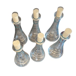 Toiuri Romanesti 250ml cu dop pluta, pentru tuica, palinca, bauturi distilate, Set 6 Buc - Img 3