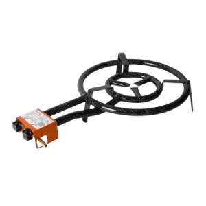 Set Profesional pentru Paella, Andreu – Arzător cu Roți și Tigaie Lucioasa 46 cm - Img 4