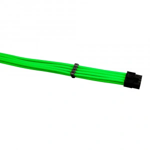 1stPlayer комплект удължителни кабели Custom Modding Cable Kit Neon Green - ATX24P, EPS, PCI-e - NGE-001 - Img 2