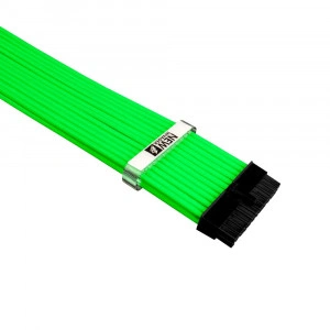 1stPlayer комплект удължителни кабели Custom Modding Cable Kit Neon Green - ATX24P, EPS, PCI-e - NGE-001 - Img 5