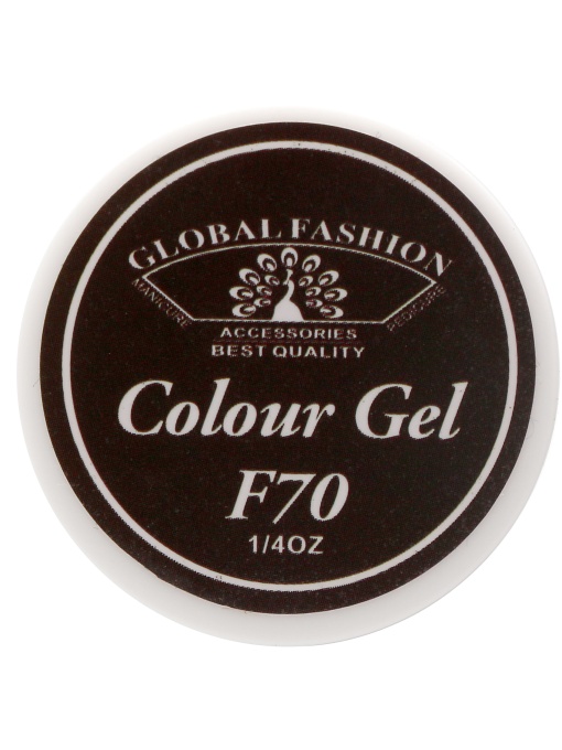 Gel color unghii, vopsea de arta, seria Rose Red, Global Fashion, 5gr, F70