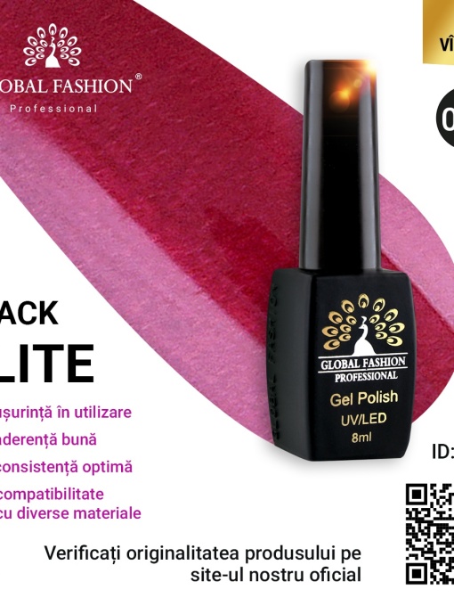 Oja semipermanenta Black Elite, Global Fashion 8 ml, 020