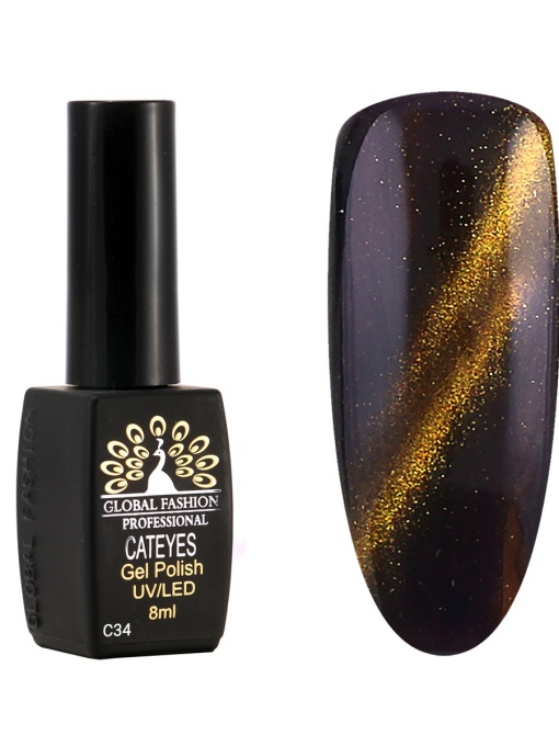 Oja semipermanenta Cat Eyes 8 ml, 34