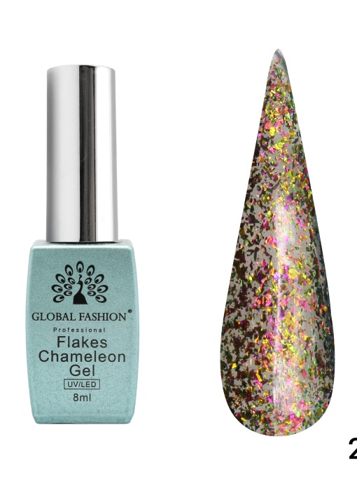 Oja semipermanenta Flakes Chameleon 8ml, 232
