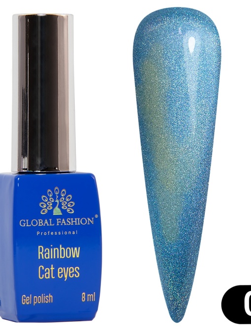 Oja semipermanenta Rainbow Laser Cat Eyes 8ml, 04