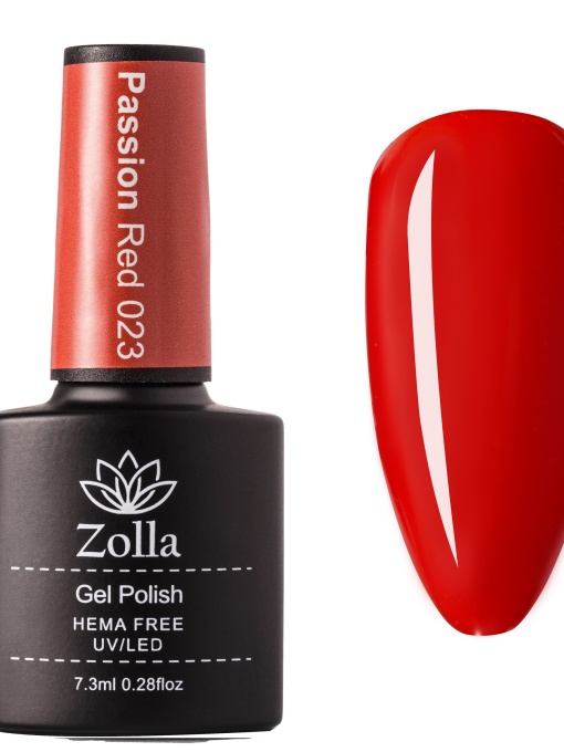 Oja Semipermanenta Zolla Hema Free Passion Red 023 - 7.3ml