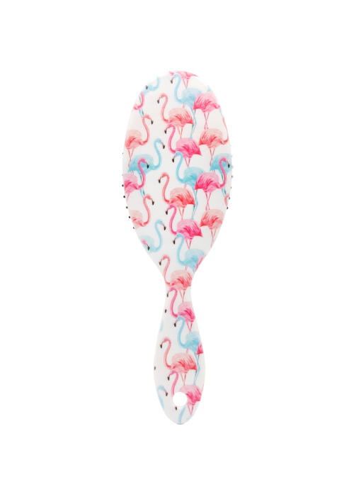 Perie de par, Ovala, Flamingo Multicolor